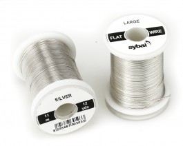 Flat Colour Wire, Large, Silver